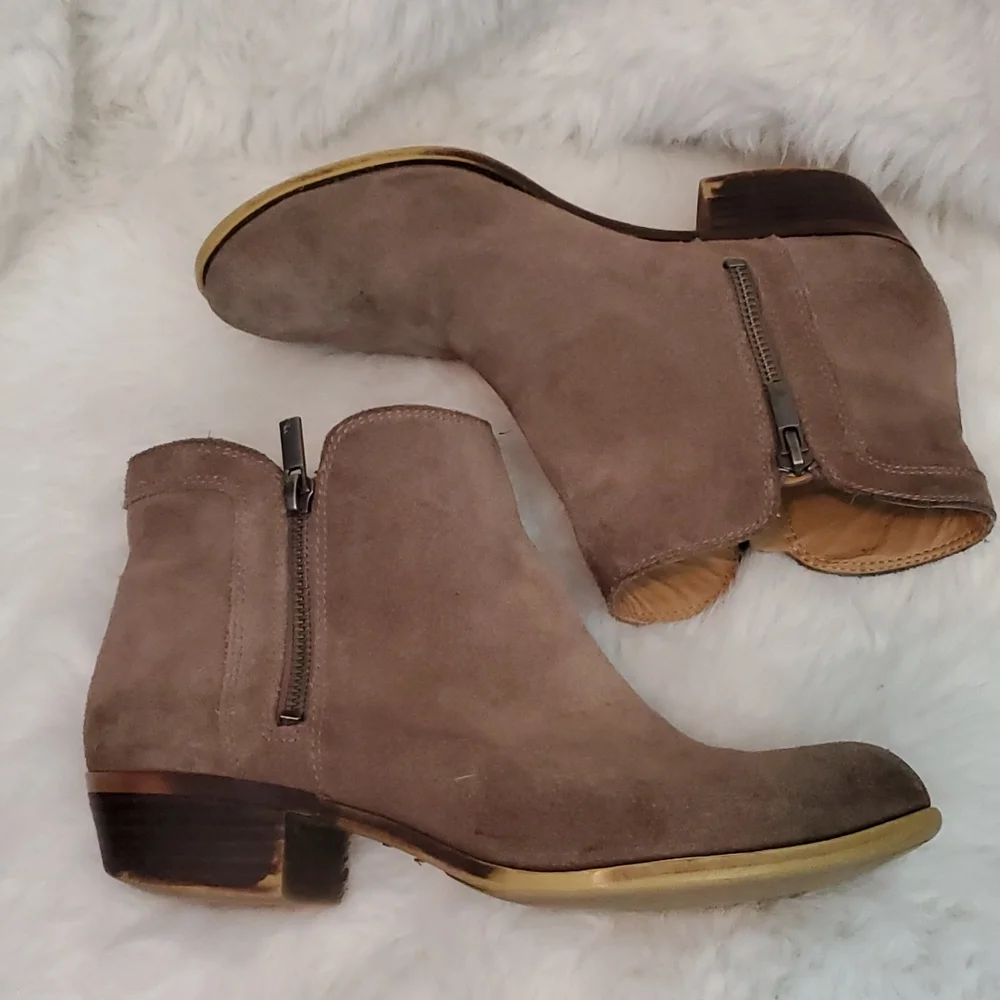 Lucky Brand Suede Ankle Booties